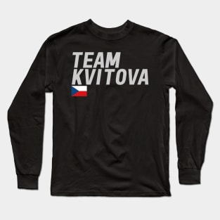 Team Kvitova Long Sleeve T-Shirt
